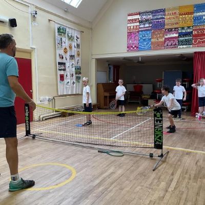 Tennis with Mr Schofield