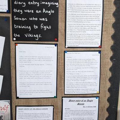 Cross curricular display